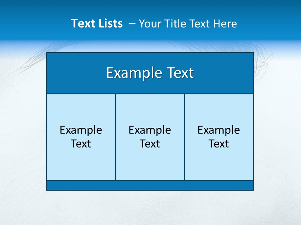 Close-Up De Uma Bela Mulher Com Olhos Azuis PowerPoint Template