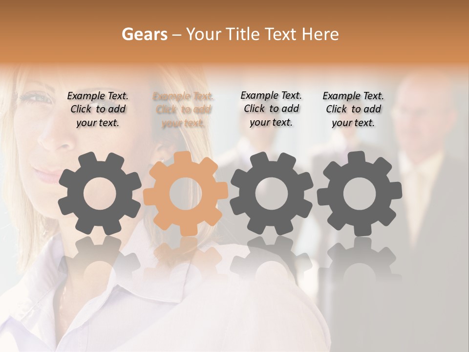 Green Circuit Board Without Components. PowerPoint Template
