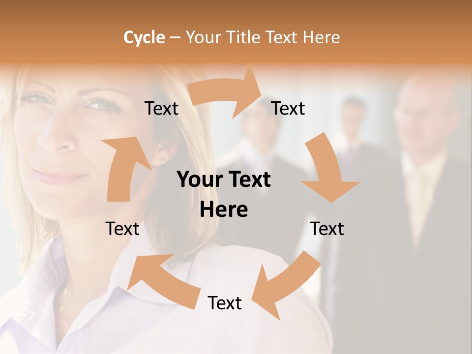 Green Circuit Board Without Components. PowerPoint Template