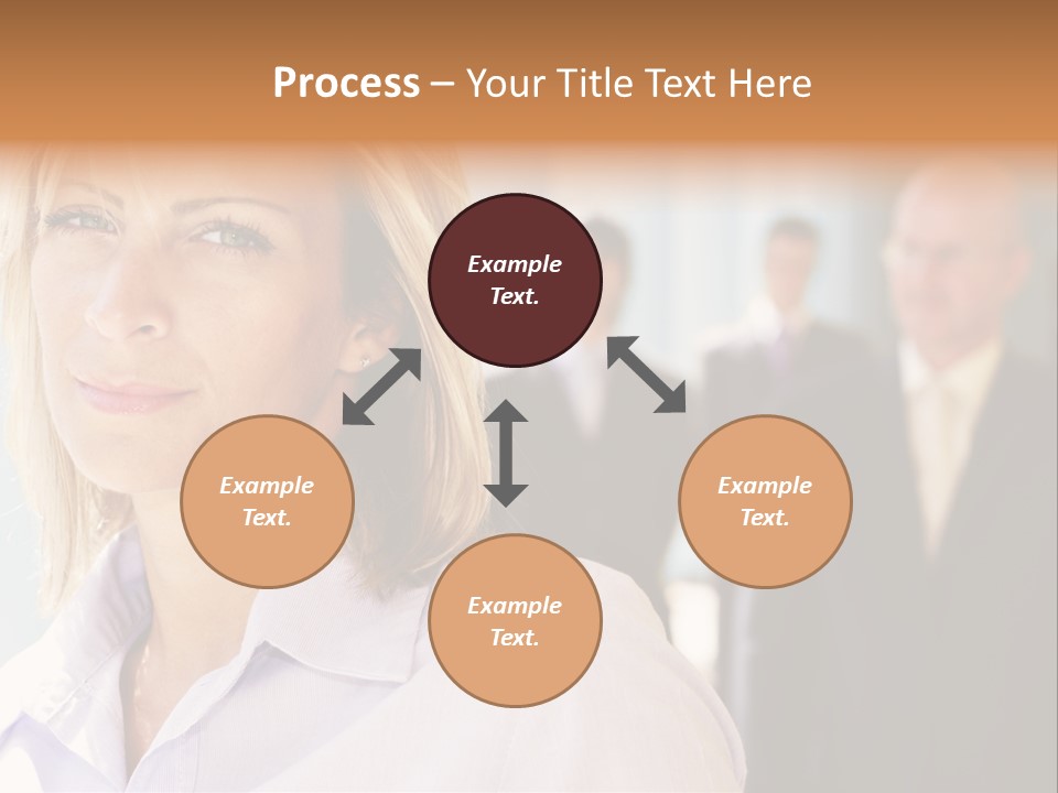 Green Circuit Board Without Components. PowerPoint Template