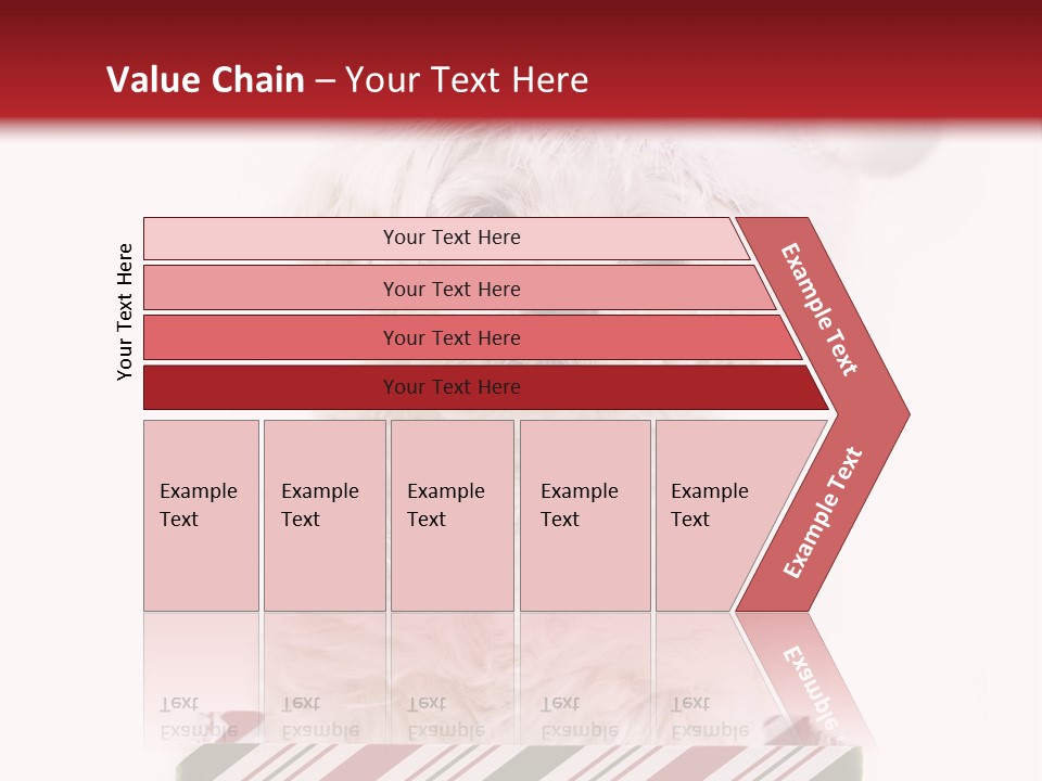 Dog In Santa Hat PowerPoint Template