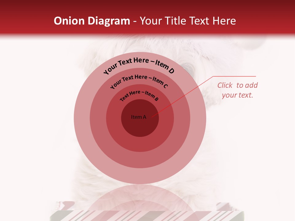 Dog In Santa Hat PowerPoint Template