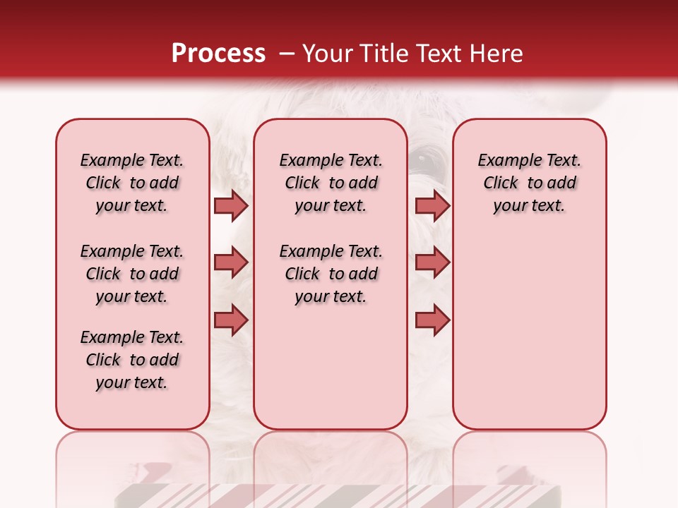 Dog In Santa Hat PowerPoint Template