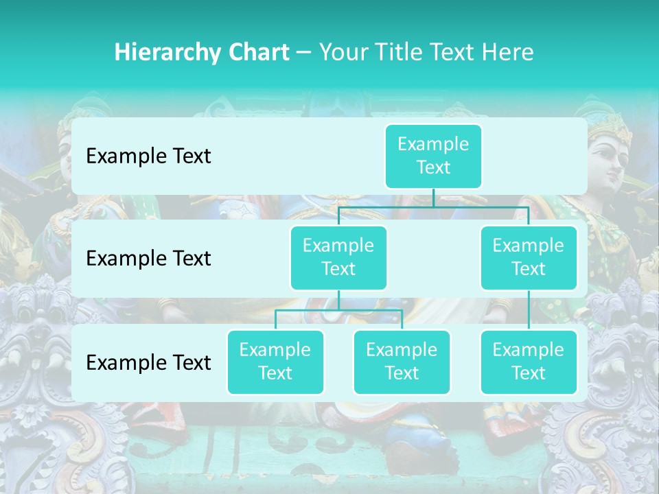 Statues On A Hindu Temple, Singapore PowerPoint Template
