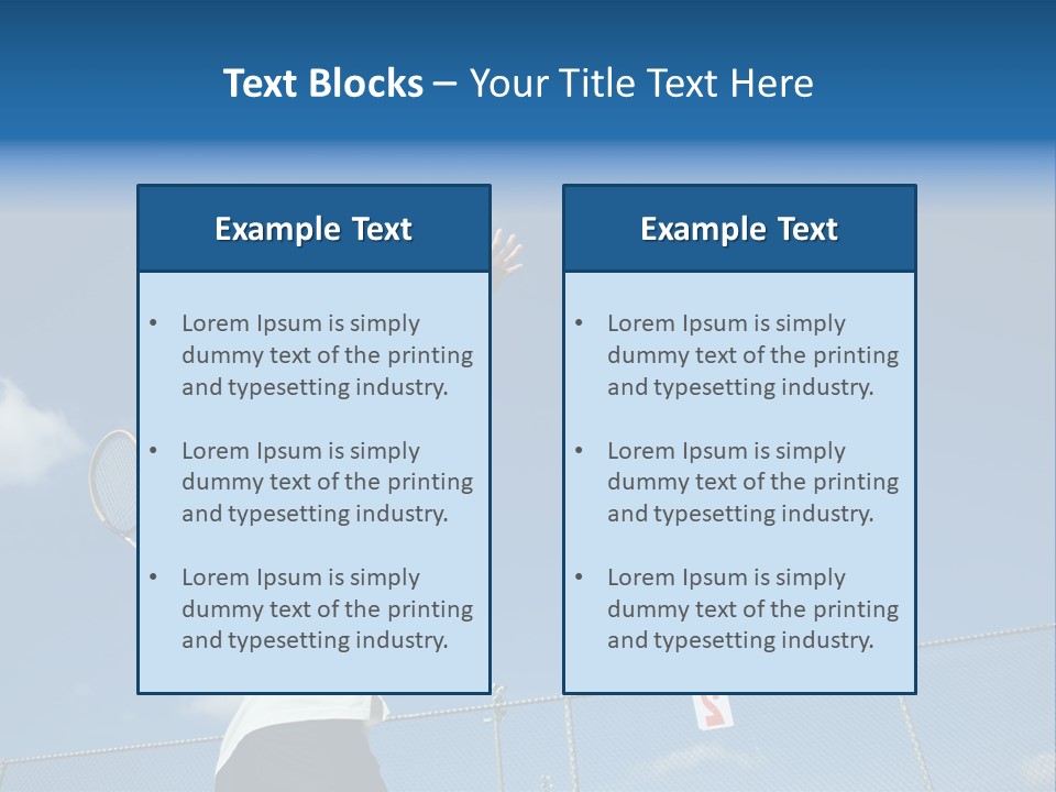 A Sporty Young Asian Male Playing Tennis PowerPoint Template