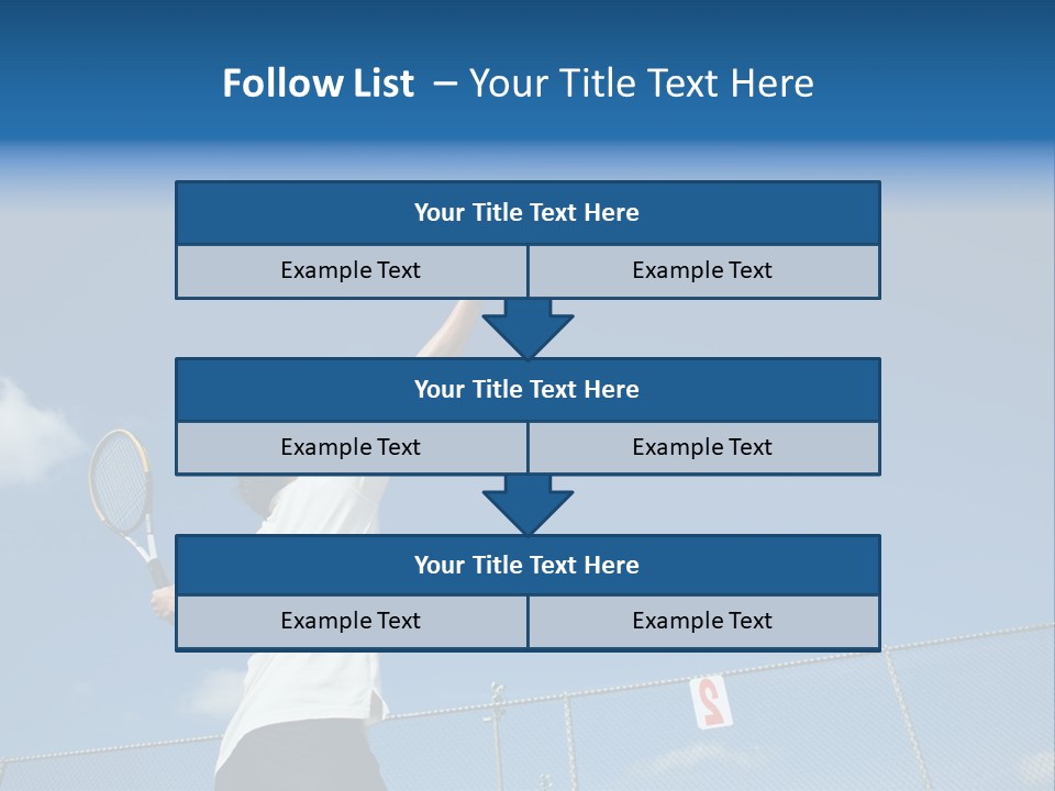 A Sporty Young Asian Male Playing Tennis PowerPoint Template