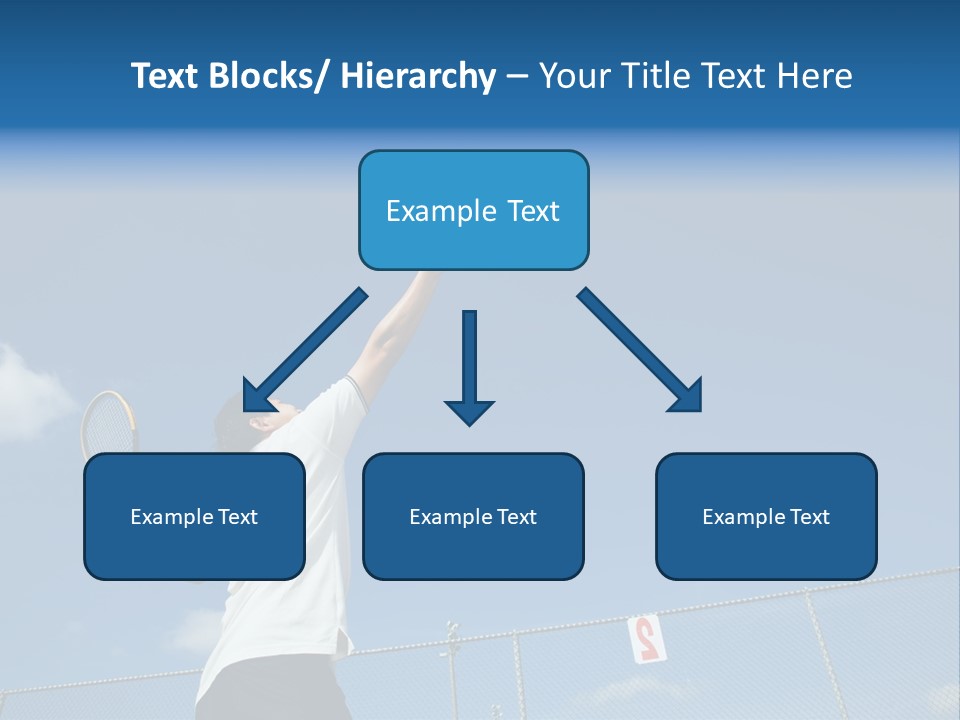 A Sporty Young Asian Male Playing Tennis PowerPoint Template