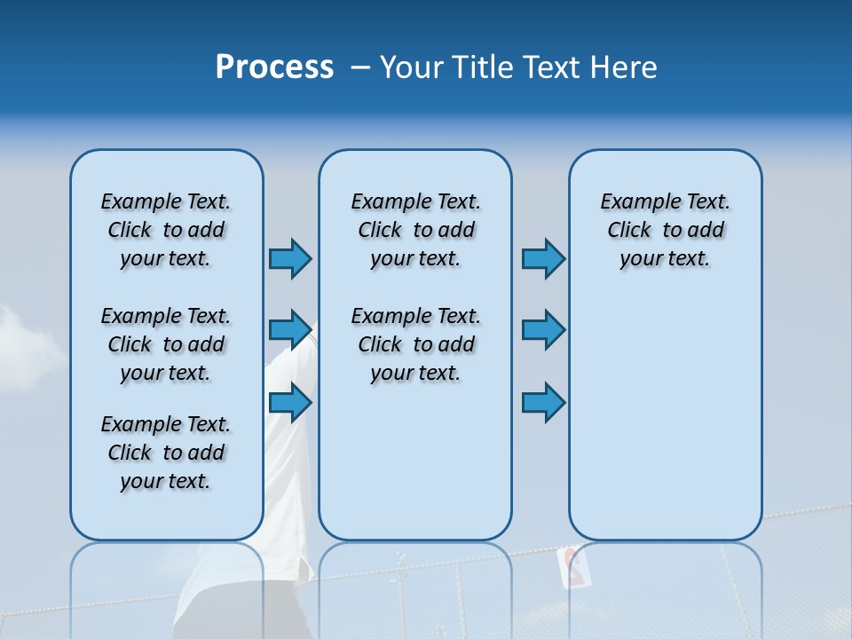 A Sporty Young Asian Male Playing Tennis PowerPoint Template