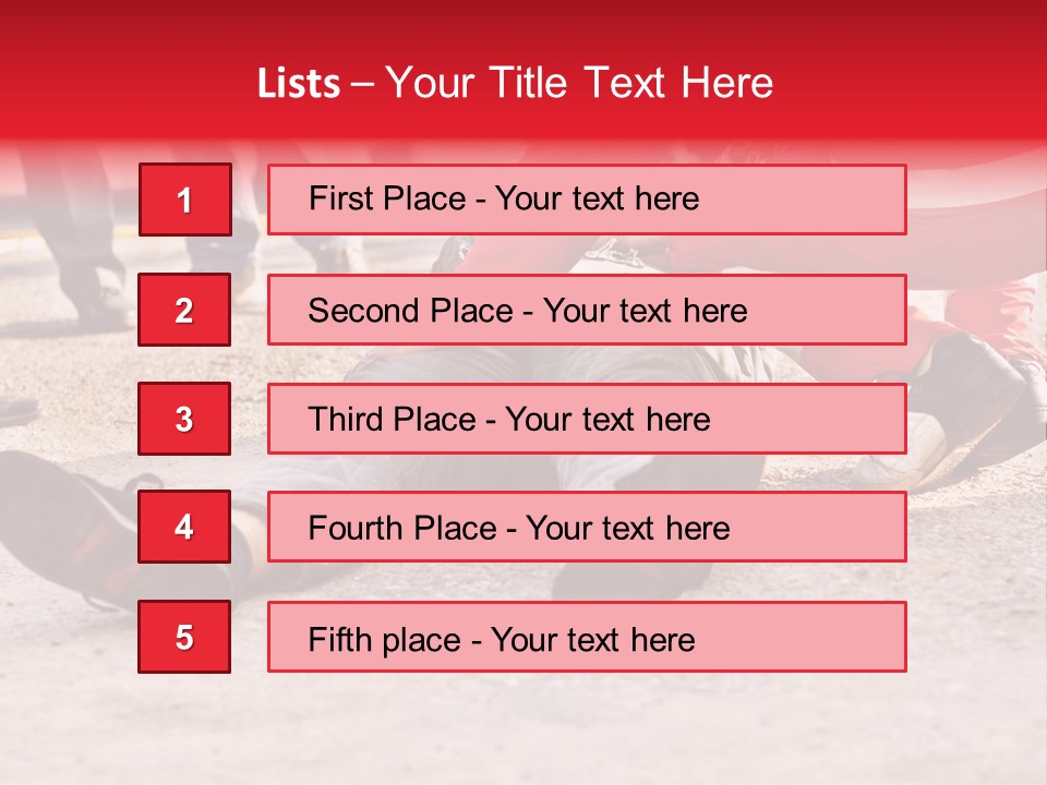 Dead Man On The Ground And Paramedic PowerPoint Template