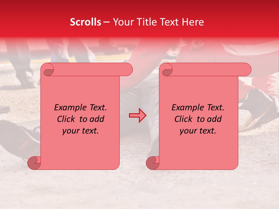 Dead Man On The Ground And Paramedic PowerPoint Template