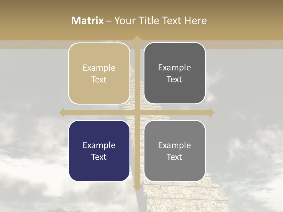 A Concept Of Journey To Higher Quality Of Life. Can Be Applied To Illustrate A Road To Success Or A Way To The Next Life. PowerPoint Template