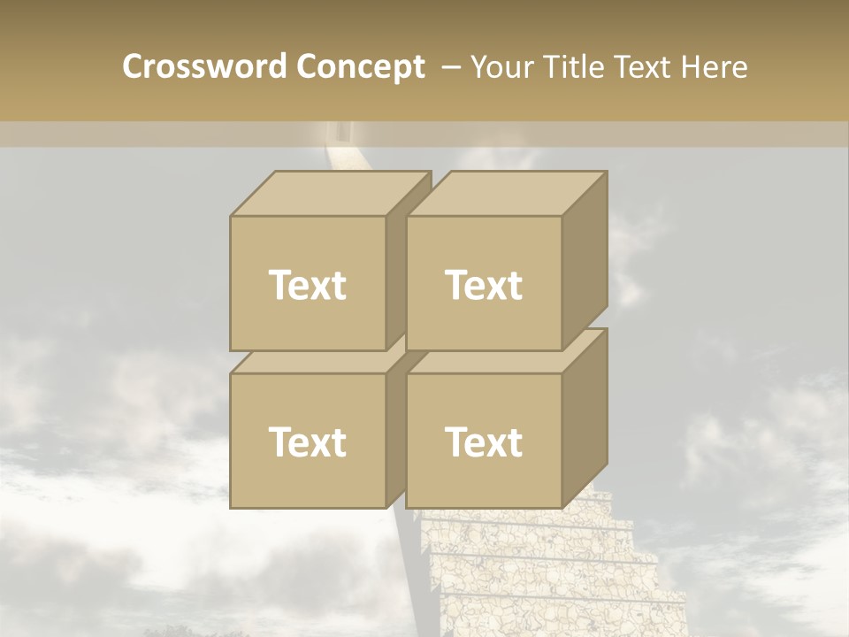 A Concept Of Journey To Higher Quality Of Life. Can Be Applied To Illustrate A Road To Success Or A Way To The Next Life. PowerPoint Template