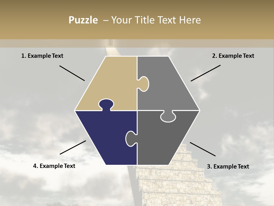 A Concept Of Journey To Higher Quality Of Life. Can Be Applied To Illustrate A Road To Success Or A Way To The Next Life. PowerPoint Template