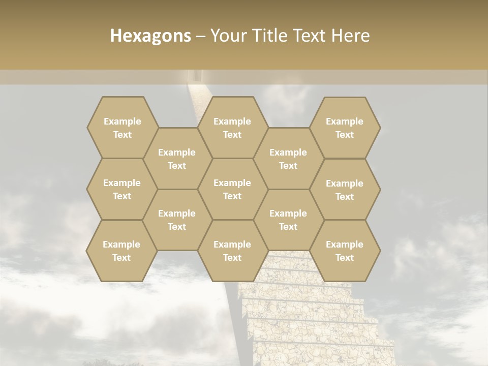 A Concept Of Journey To Higher Quality Of Life. Can Be Applied To Illustrate A Road To Success Or A Way To The Next Life. PowerPoint Template