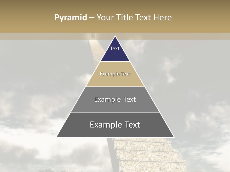 A Concept Of Journey To Higher Quality Of Life. Can Be Applied To Illustrate A Road To Success Or A Way To The Next Life. PowerPoint Template