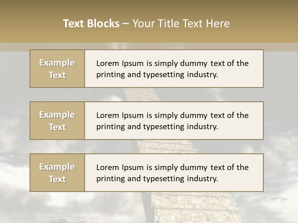 A Concept Of Journey To Higher Quality Of Life. Can Be Applied To Illustrate A Road To Success Or A Way To The Next Life. PowerPoint Template