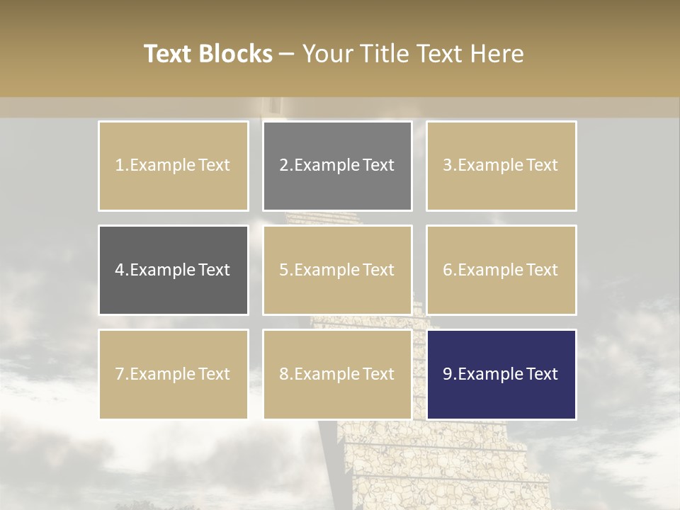 A Concept Of Journey To Higher Quality Of Life. Can Be Applied To Illustrate A Road To Success Or A Way To The Next Life. PowerPoint Template