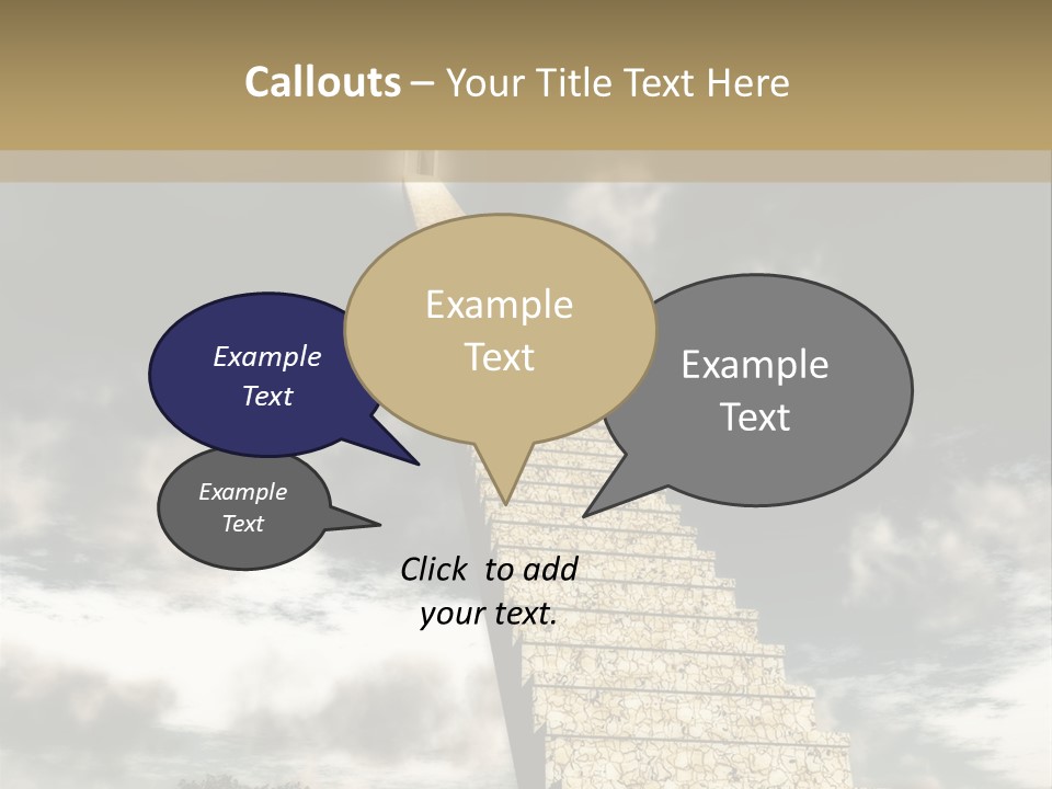 A Concept Of Journey To Higher Quality Of Life. Can Be Applied To Illustrate A Road To Success Or A Way To The Next Life. PowerPoint Template