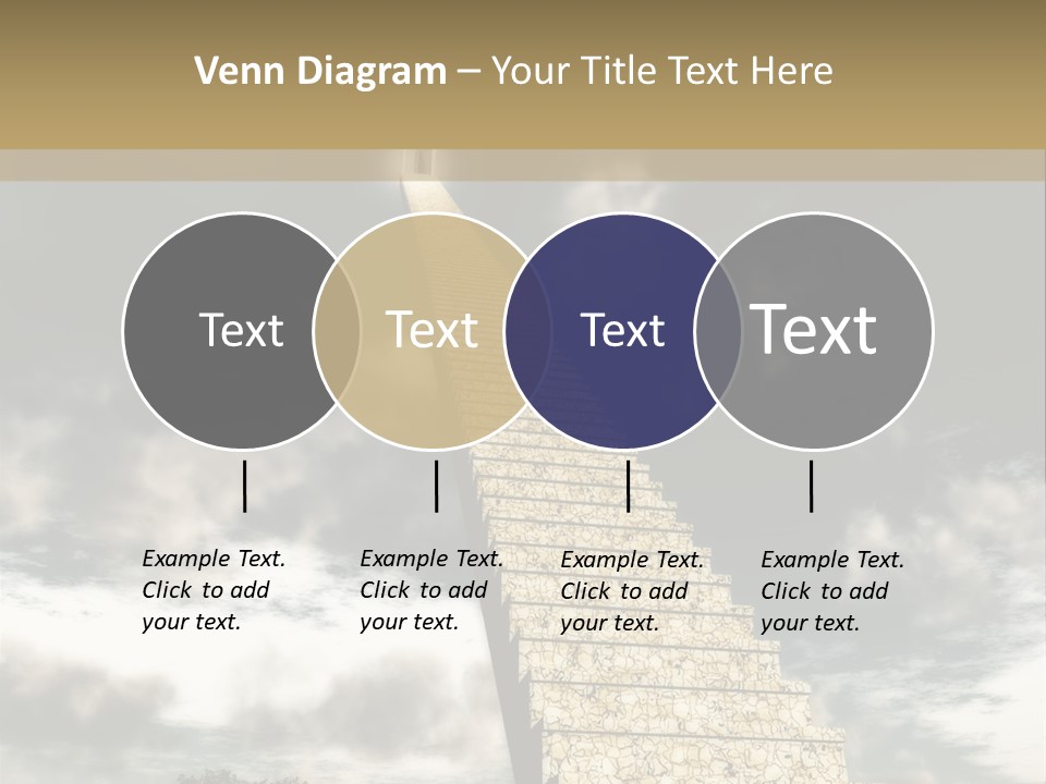 A Concept Of Journey To Higher Quality Of Life. Can Be Applied To Illustrate A Road To Success Or A Way To The Next Life. PowerPoint Template