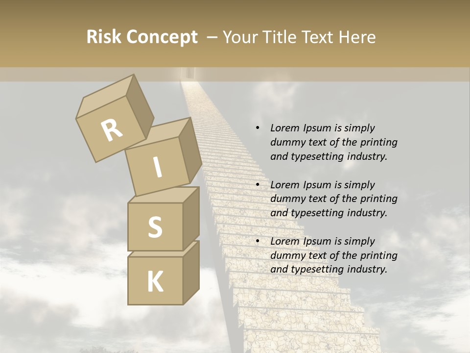 A Concept Of Journey To Higher Quality Of Life. Can Be Applied To Illustrate A Road To Success Or A Way To The Next Life. PowerPoint Template