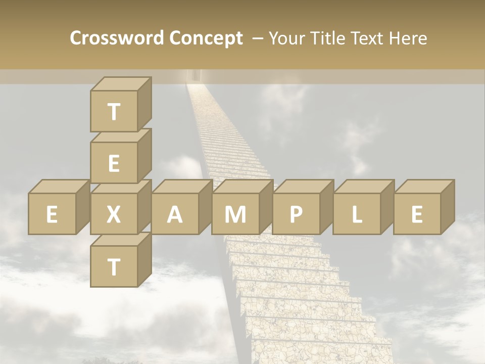 A Concept Of Journey To Higher Quality Of Life. Can Be Applied To Illustrate A Road To Success Or A Way To The Next Life. PowerPoint Template