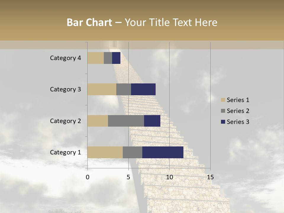 A Concept Of Journey To Higher Quality Of Life. Can Be Applied To Illustrate A Road To Success Or A Way To The Next Life. PowerPoint Template