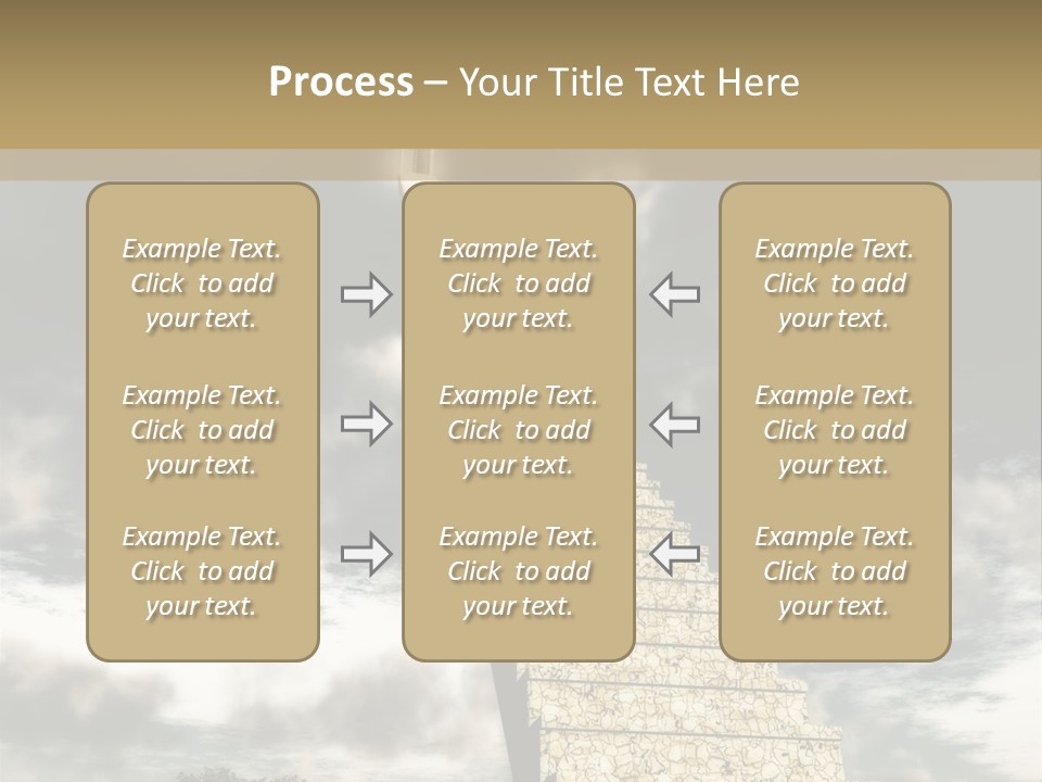 A Concept Of Journey To Higher Quality Of Life. Can Be Applied To Illustrate A Road To Success Or A Way To The Next Life. PowerPoint Template