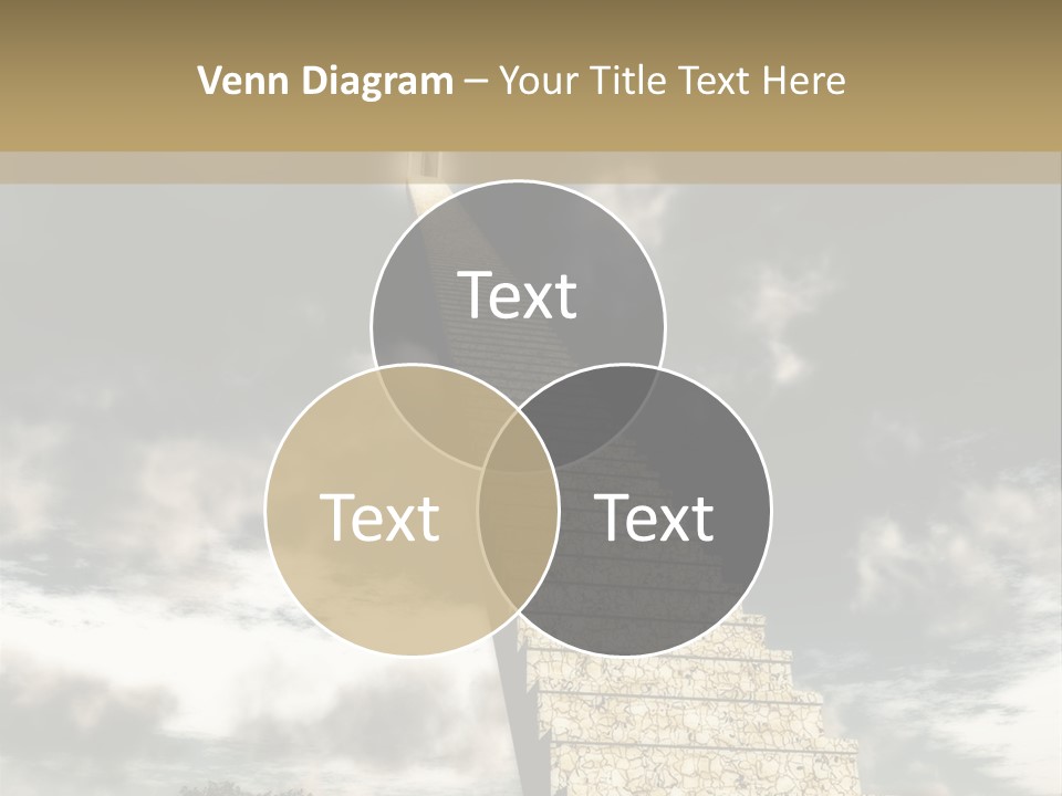A Concept Of Journey To Higher Quality Of Life. Can Be Applied To Illustrate A Road To Success Or A Way To The Next Life. PowerPoint Template