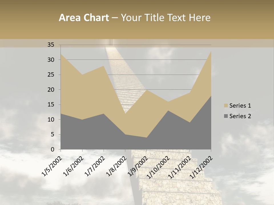 A Concept Of Journey To Higher Quality Of Life. Can Be Applied To Illustrate A Road To Success Or A Way To The Next Life. PowerPoint Template