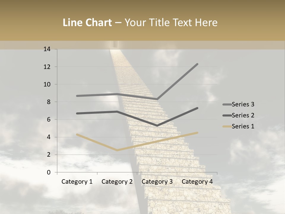 A Concept Of Journey To Higher Quality Of Life. Can Be Applied To Illustrate A Road To Success Or A Way To The Next Life. PowerPoint Template