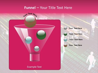 Virtual Life Illustrated With People Doing Activity In Futuristic Virtual World. PowerPoint Template