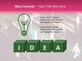 Virtual Life Illustrated With People Doing Activity In Futuristic Virtual World. PowerPoint Template
