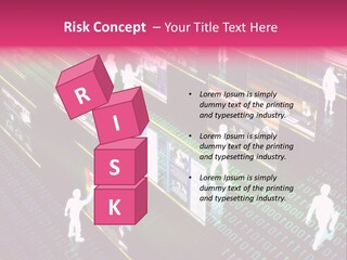 Virtual Life Illustrated With People Doing Activity In Futuristic Virtual World. PowerPoint Template
