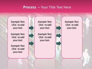 Virtual Life Illustrated With People Doing Activity In Futuristic Virtual World. PowerPoint Template