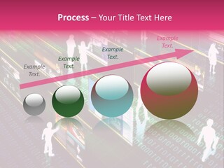 Virtual Life Illustrated With People Doing Activity In Futuristic Virtual World. PowerPoint Template