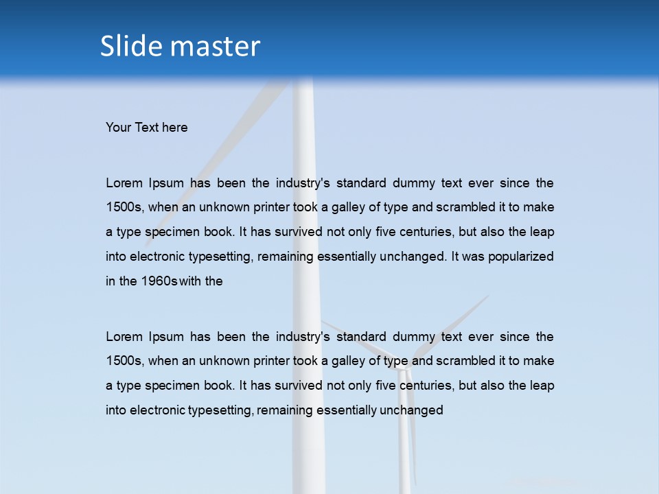 Wind Power PowerPoint Template