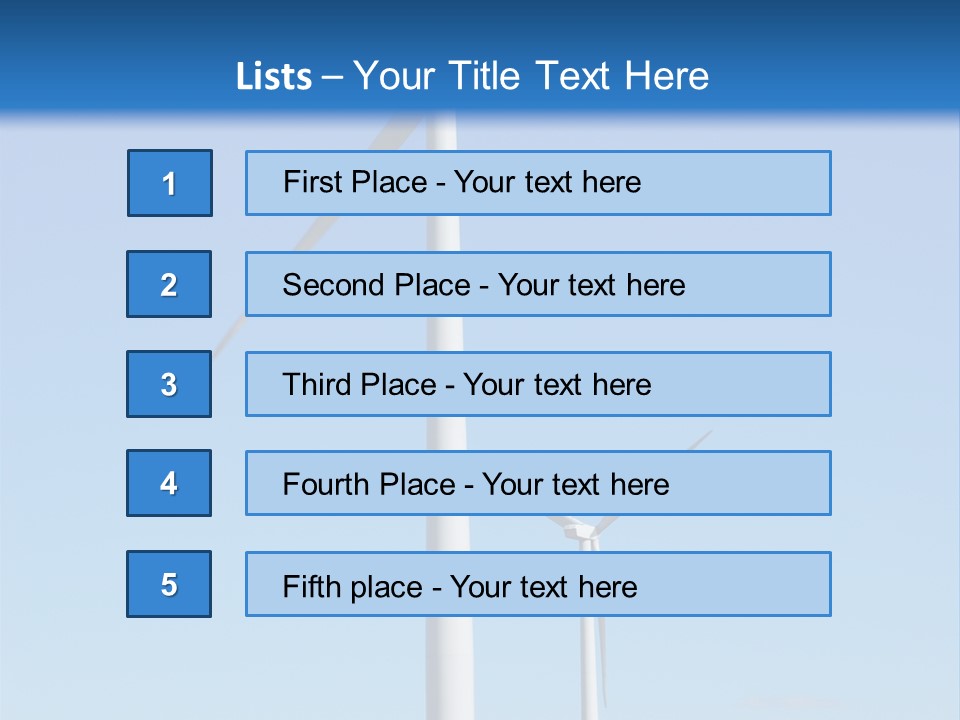 Wind Power PowerPoint Template