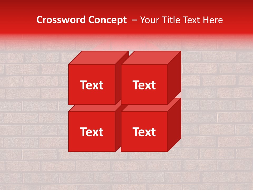 No Alcohol Sign Painted On Brick Wall PowerPoint Template