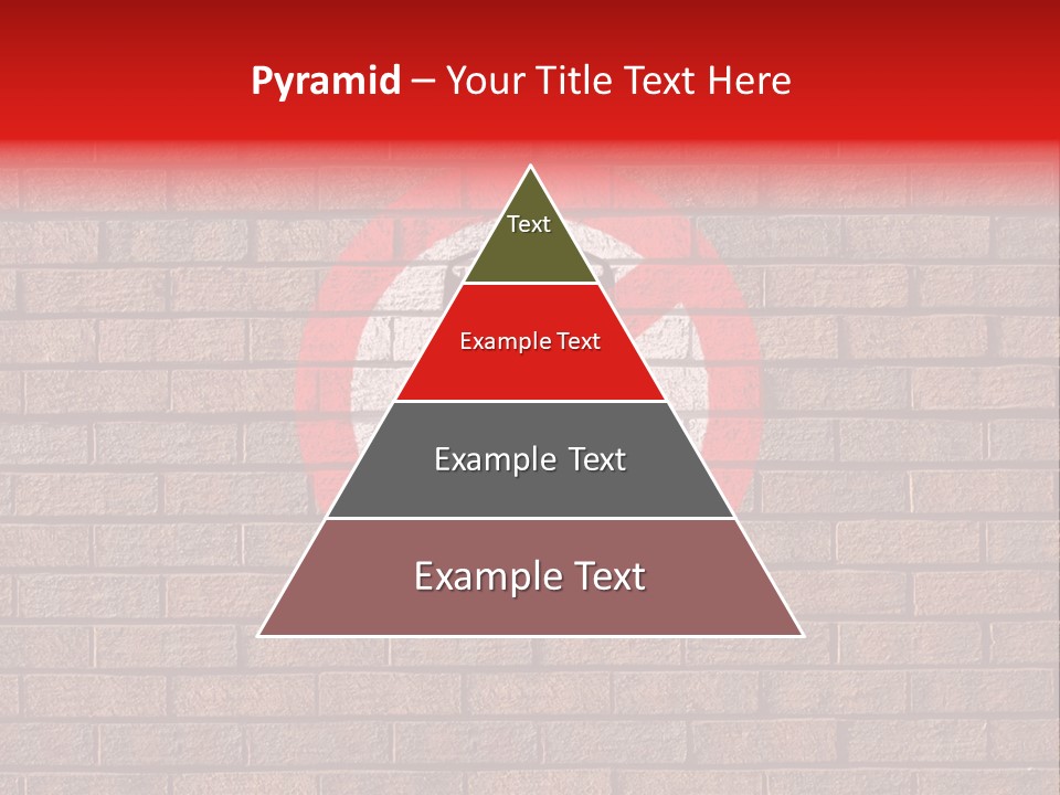 No Alcohol Sign Painted On Brick Wall PowerPoint Template