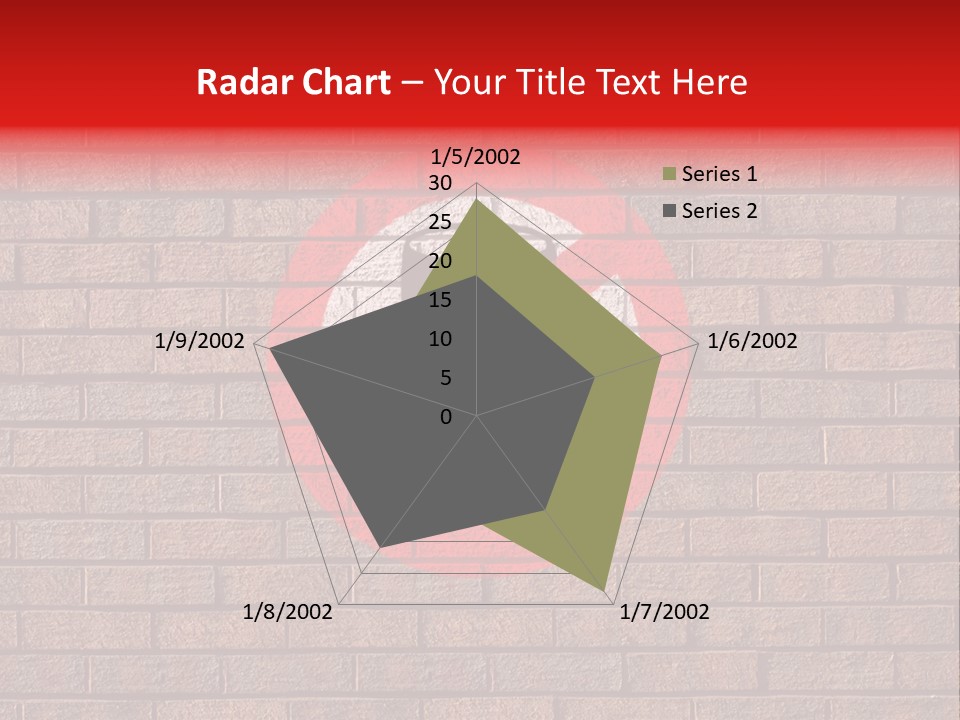 No Alcohol Sign Painted On Brick Wall PowerPoint Template