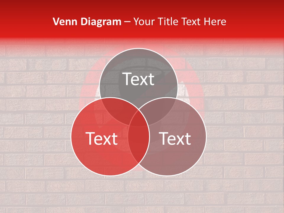 No Alcohol Sign Painted On Brick Wall PowerPoint Template