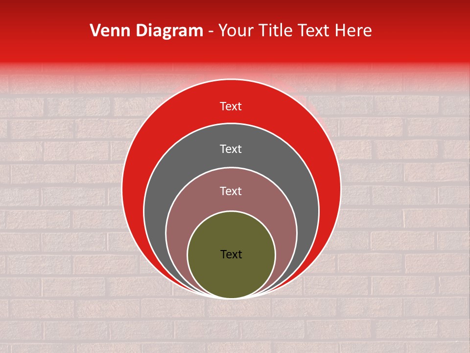 No Alcohol Sign Painted On Brick Wall PowerPoint Template