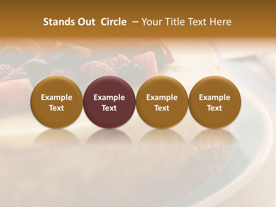 Woman Making Frame With Her Hands PowerPoint Template