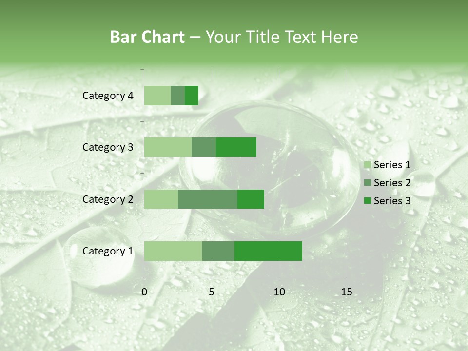 Drops Of Water PowerPoint Template