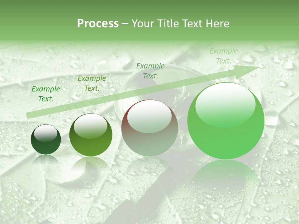 Drops Of Water PowerPoint Template