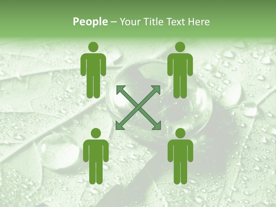 Drops Of Water PowerPoint Template