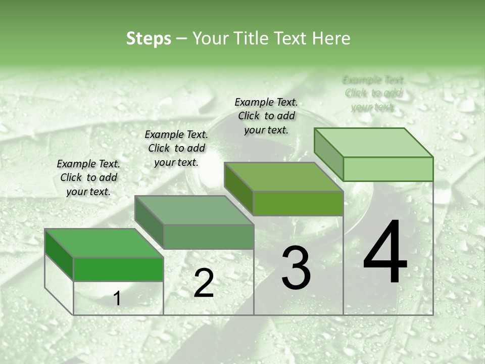 Drops Of Water PowerPoint Template