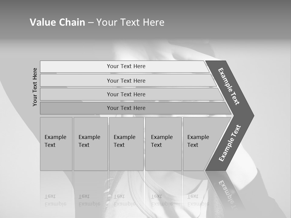Woman Making Frame With Her Hands PowerPoint Template