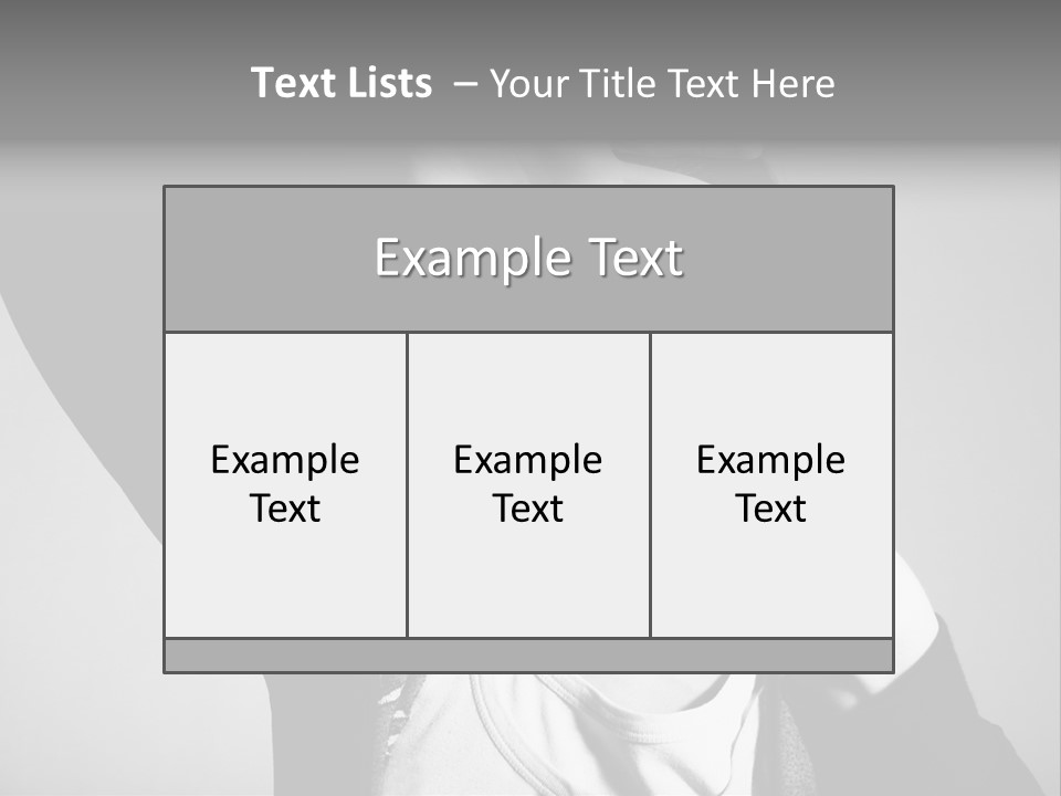 Woman Making Frame With Her Hands PowerPoint Template