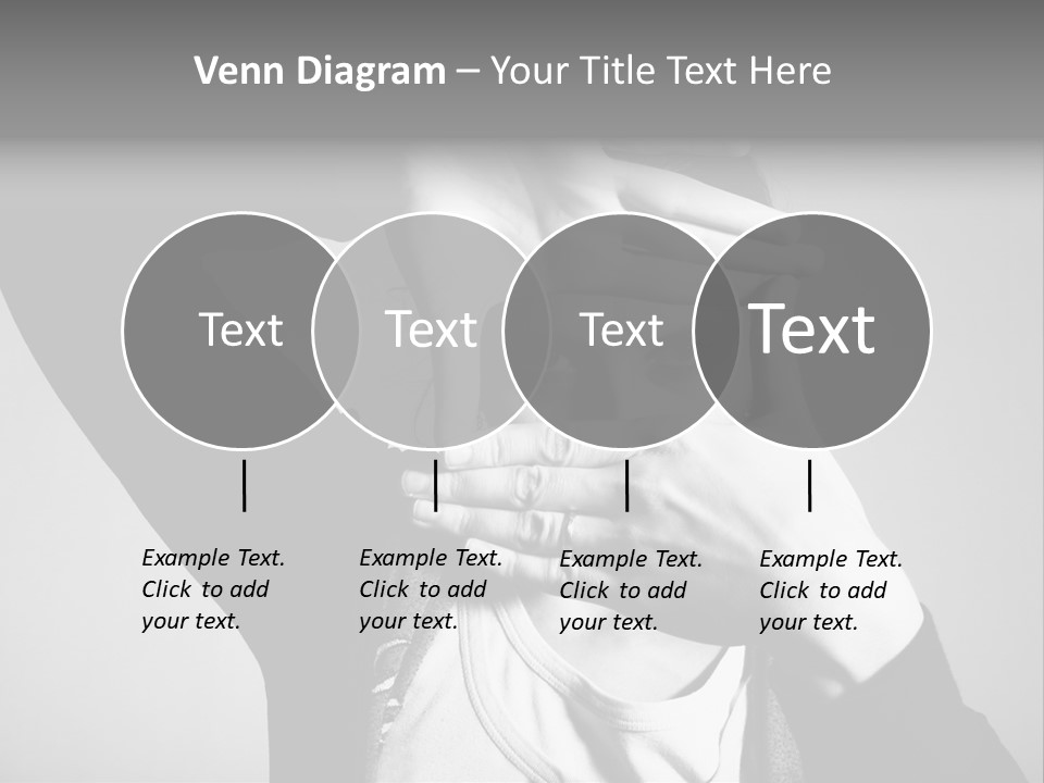 Woman Making Frame With Her Hands PowerPoint Template